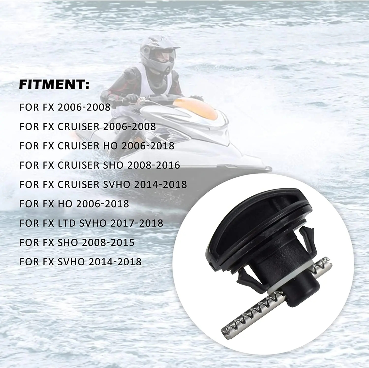 Wave Runner Glove Box Lid Latch Fastener Fit for Yamaha FX Cruiser HO SHO F1X-62875-00-00