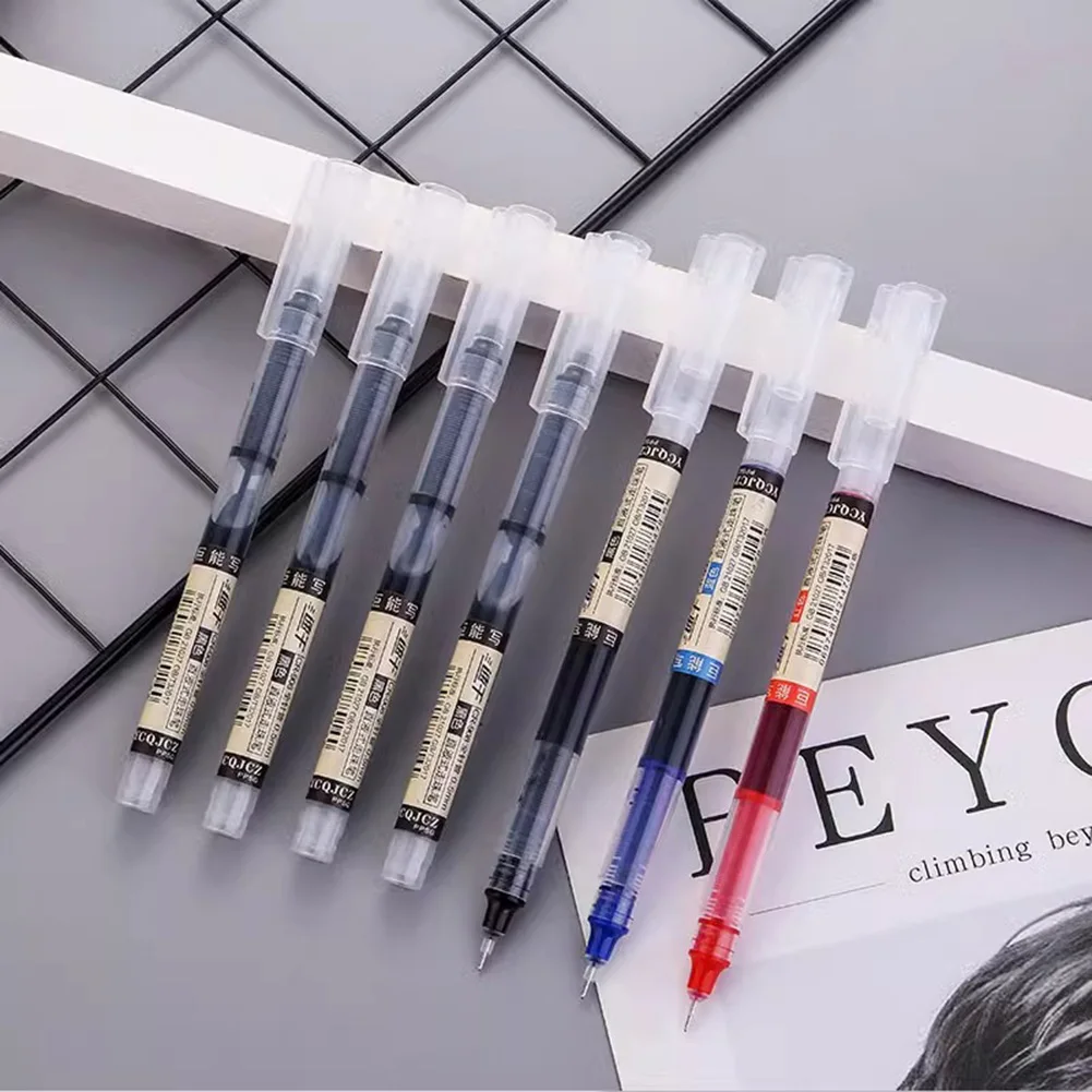 

Прямая жидкая быстросохнущая гелевая ручка с тонкими черными чернилами, легкие, последовательные чернила для бесперебойного письма. Написание