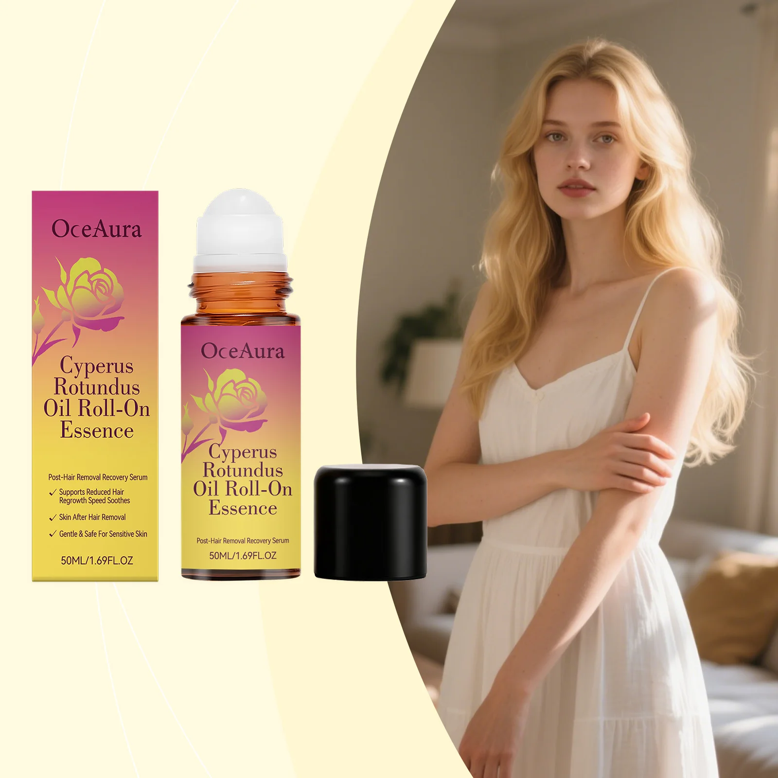 

Ролик для удаления волос, успокаивающий, замедляющий рост волос, снимающий дискомфорт, улучшающий состояние огрубевшей кожи, уменьшающий мелкие морщины, укрепляющий кожу, питательный ролик