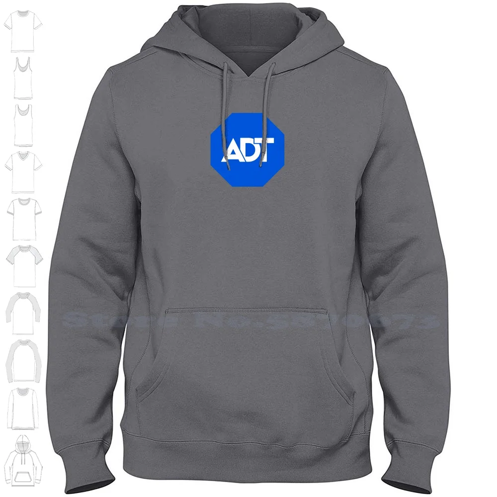 ADT Logo High-quality Hoodie 100% Cotton Sweatshirt