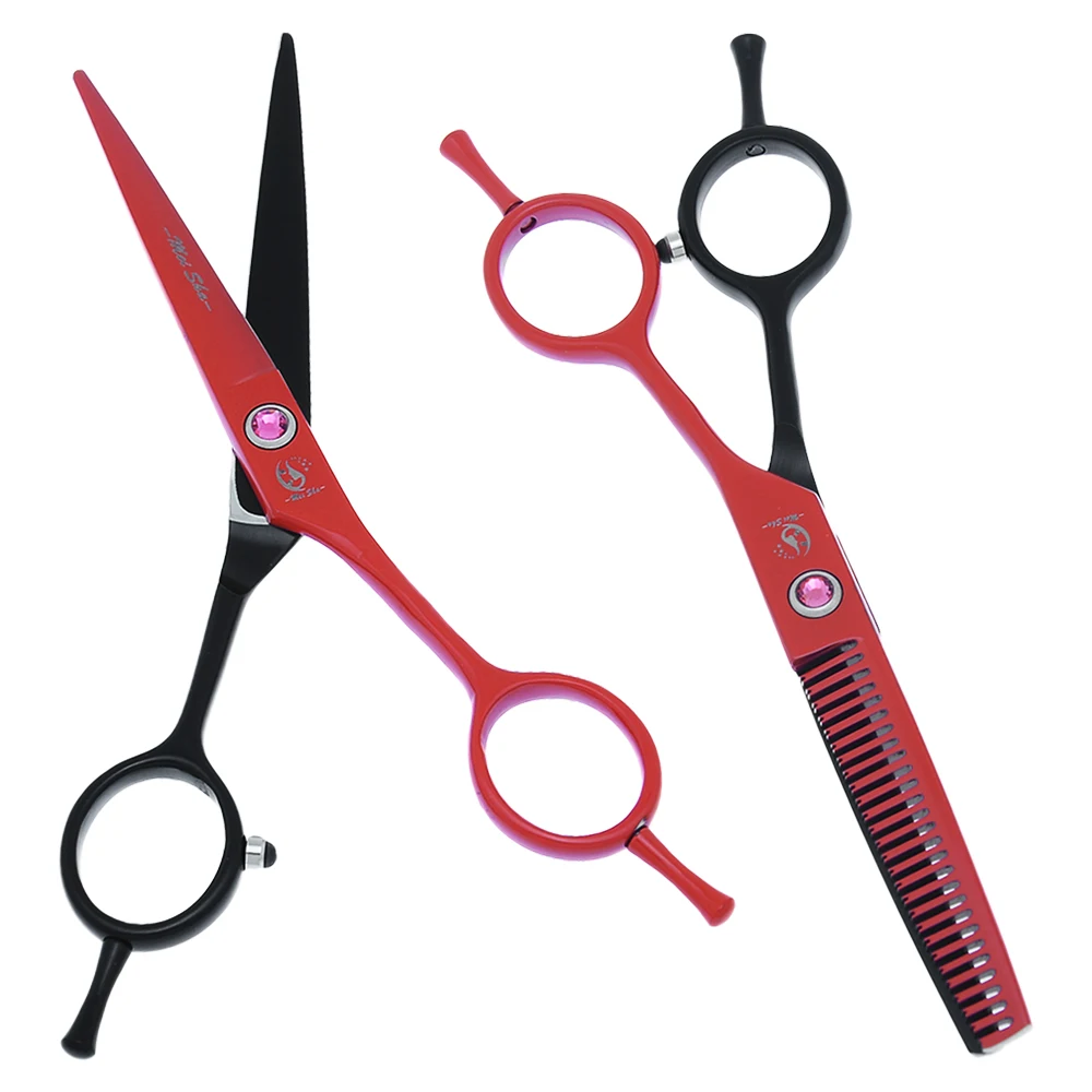 Meisha 5.5 Inch High Quality Barber Scissors Hair Salon Shears Professional Paint Hairdressng Cuutting Thinning Scissors A0055A