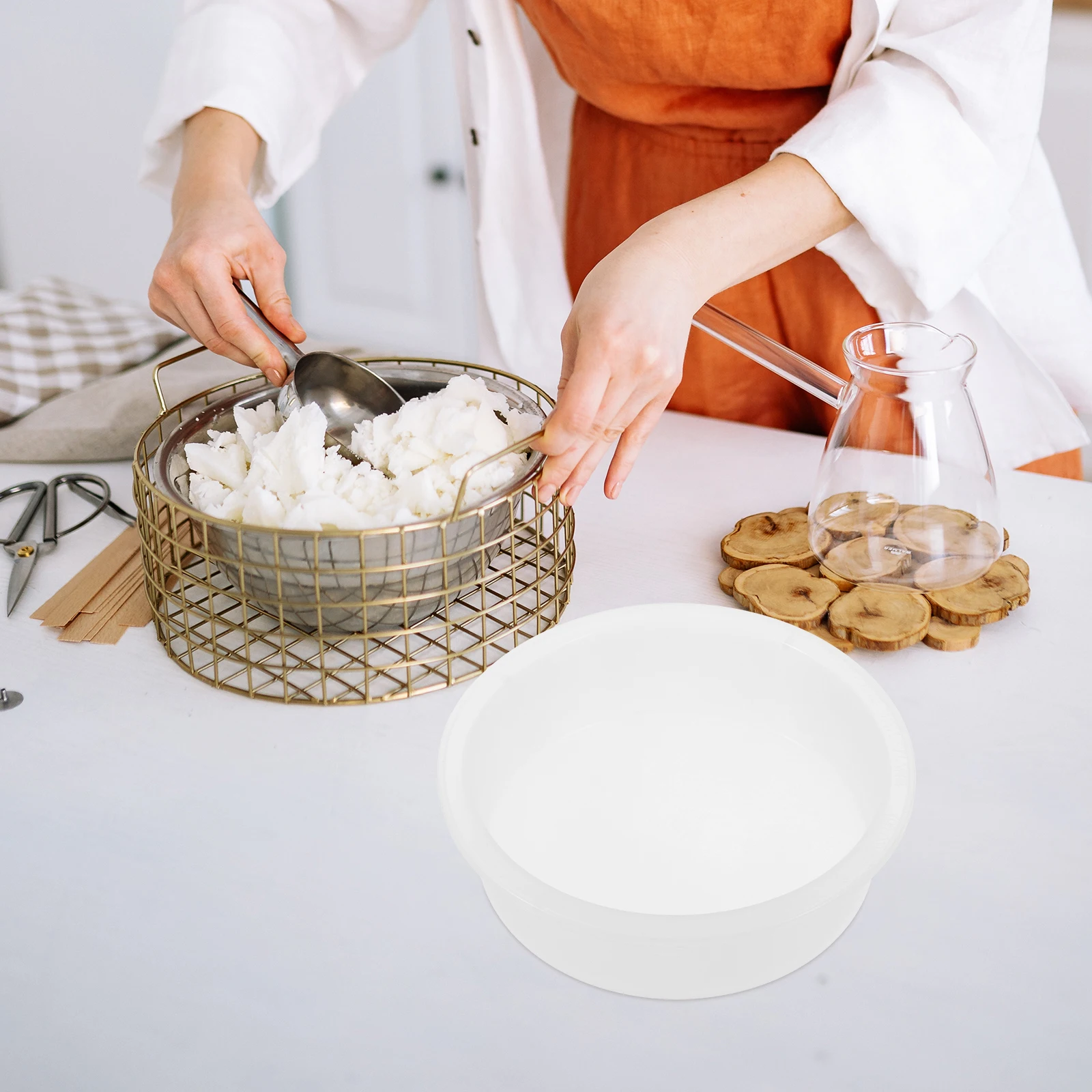

Round Mold Coaster Molds for Epoxy Resin Casting Silicone Plate Coasters Table Tray