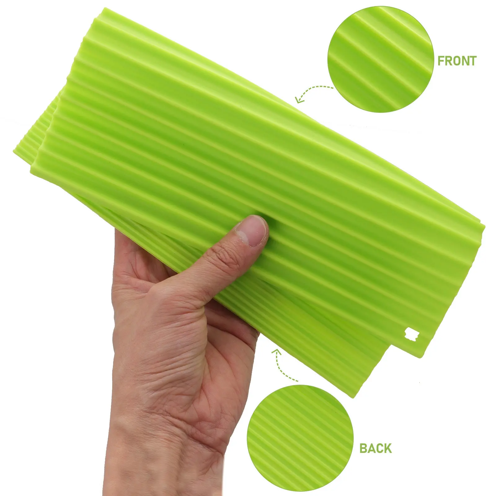 Esterilla de Silicona para Enrollar Sushi, Reutilizable, Resistente a las Manchas, Superficie Plana, Herramienta para Hacer Sushi para Cocinar en Familia