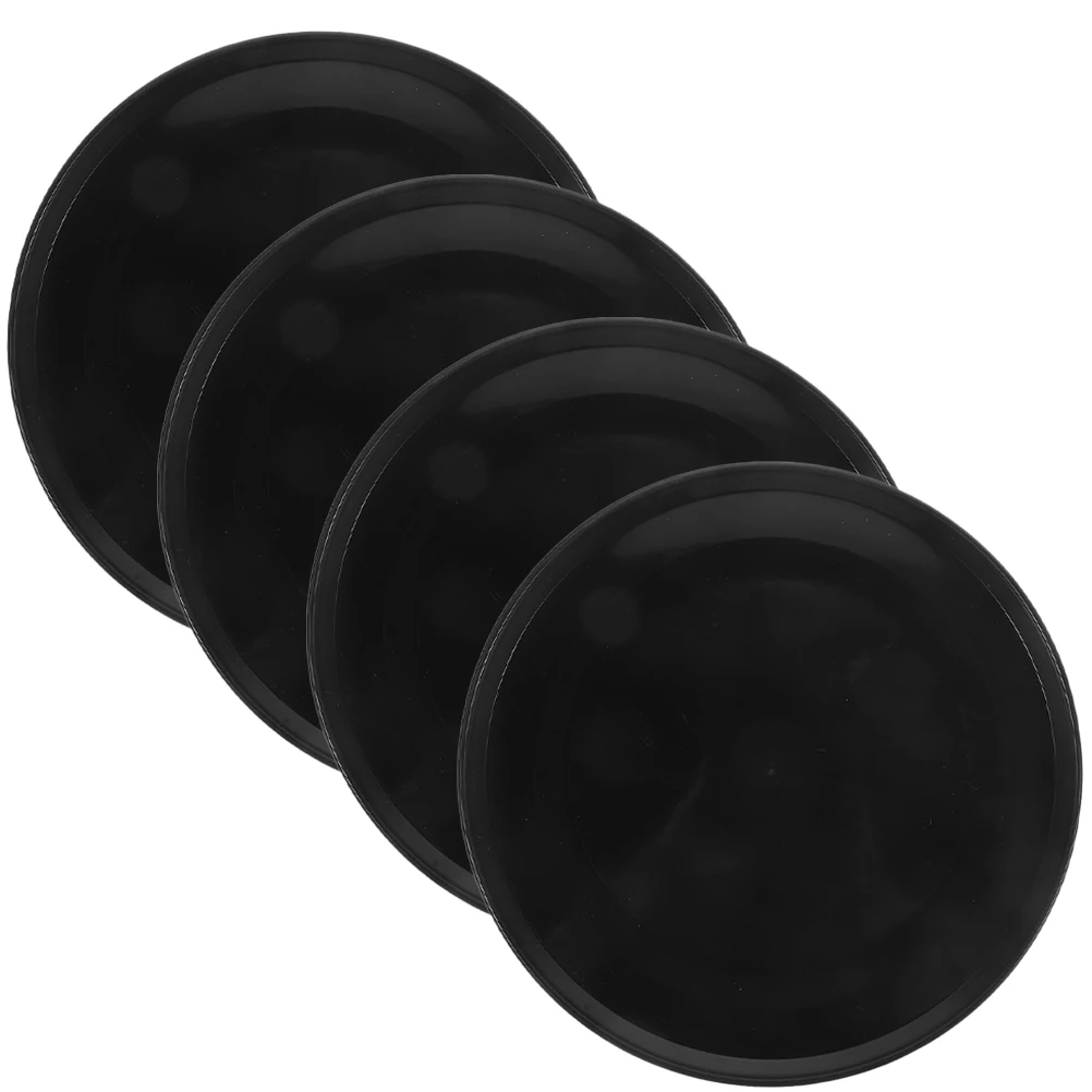 

4pcs Large Black Round Plastic Flower Pot Saucer Drip Tray for Plants Gardening Supplies Plant Trays