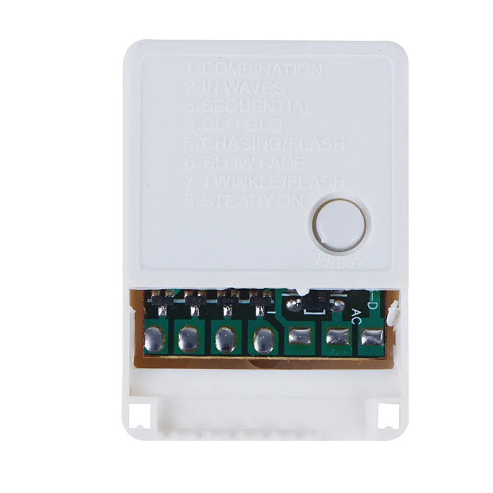 LED Light String Controller Box 8 Modes Dynamic Lighting Module For Holiday Decorative Lamp 110V 220V Circulation Control Unit