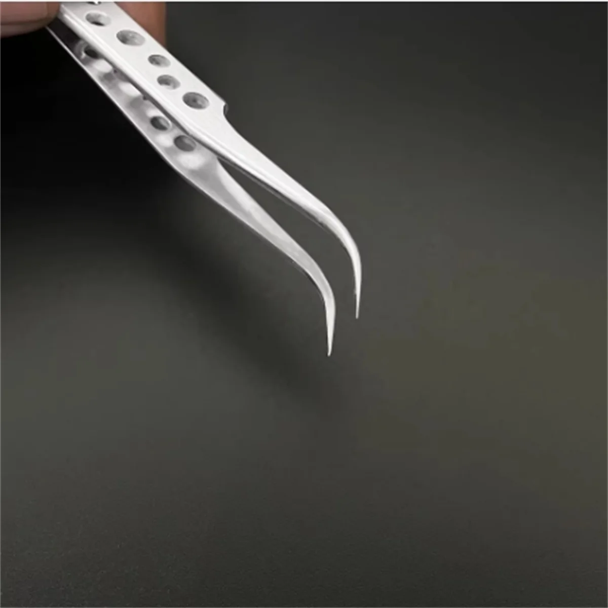 2PCS Industrial Tweezers Electronics Anti-static Curved Straight Tip Precision Stainless DIY Hand Tools Sets Forceps PhoneRepair