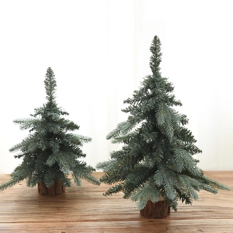 Nordic Ins Mini Christmas Tree Decorative Suit Desktop Ornament Simulation Fashion Layout Scene Props Decoration