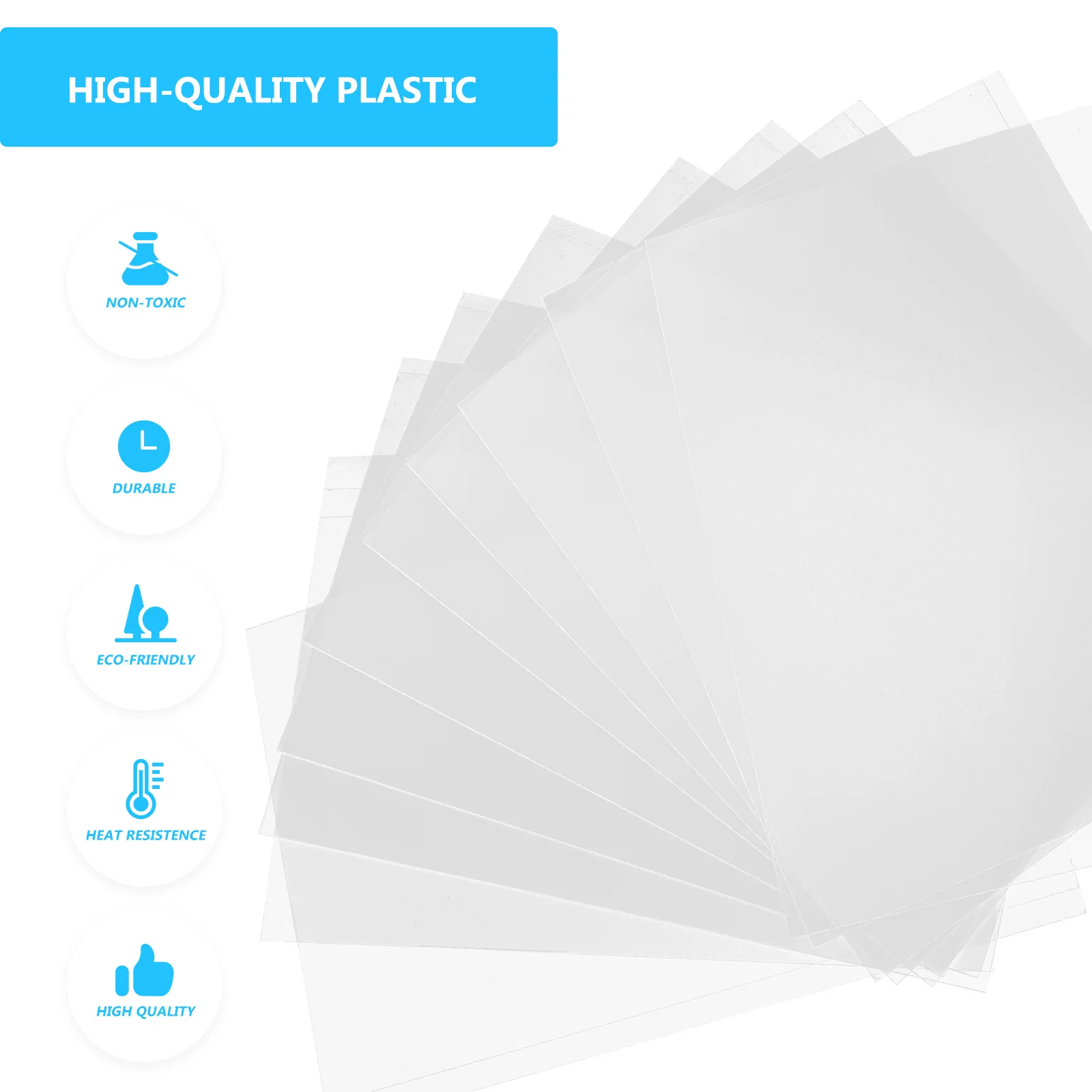 

10pcs Transparent Sheet For Epoxy Mold Plastic Diy Material Jewelry Making Accessory Epoxy Resin Sheets Silicone Molds Sheets