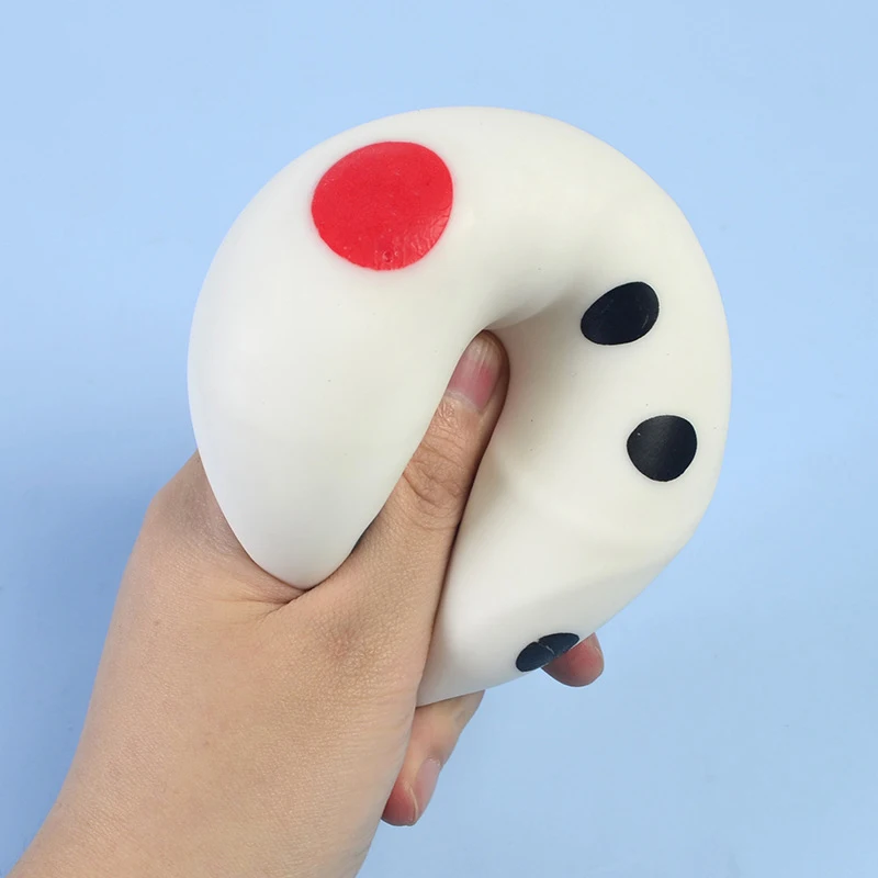 Dadu Squishies 2.56" Kawaii Lembut Slow Rising Dadu 6 Sisi Besar dengan Titik-titik Pereda Stres Mainan Anak Koleksi Alat Dekorasi