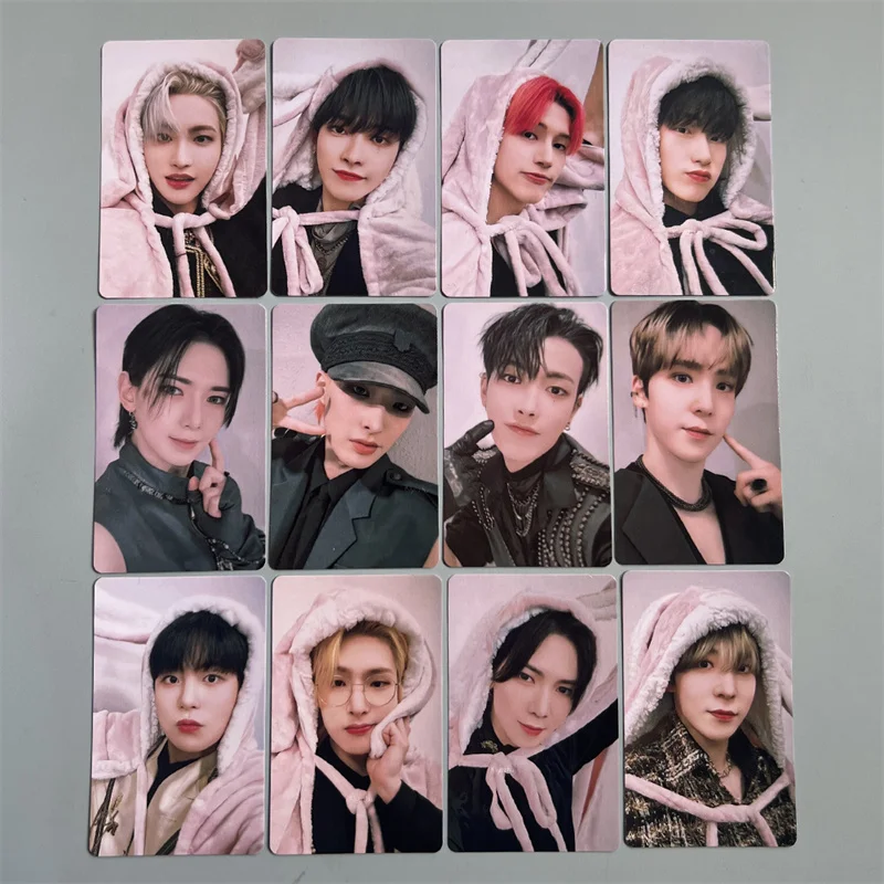 8pcs/set Kpop ATEEZ Album THE WORLD EP.2 : OUTLAW LOMO Card Bread Hongjoong Yunho Yeosang Collectible Gift Postcard Photo Card