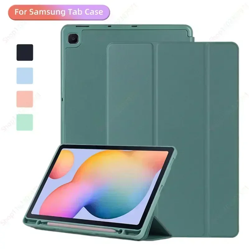 With Pencil Holder Funda Case for New Samsung Galaxy Tab S6 Lite 10.4 2024 SM-P620 P625 SM-P610 P615 P619 Galaxy S6 Lite 10.4''