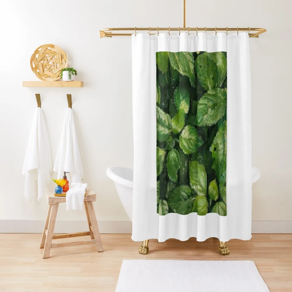 

Leaves Shower Curtain Cover Modern Showers For Bathroom Shower Set For Bathroom Bathroom Decor Curtain