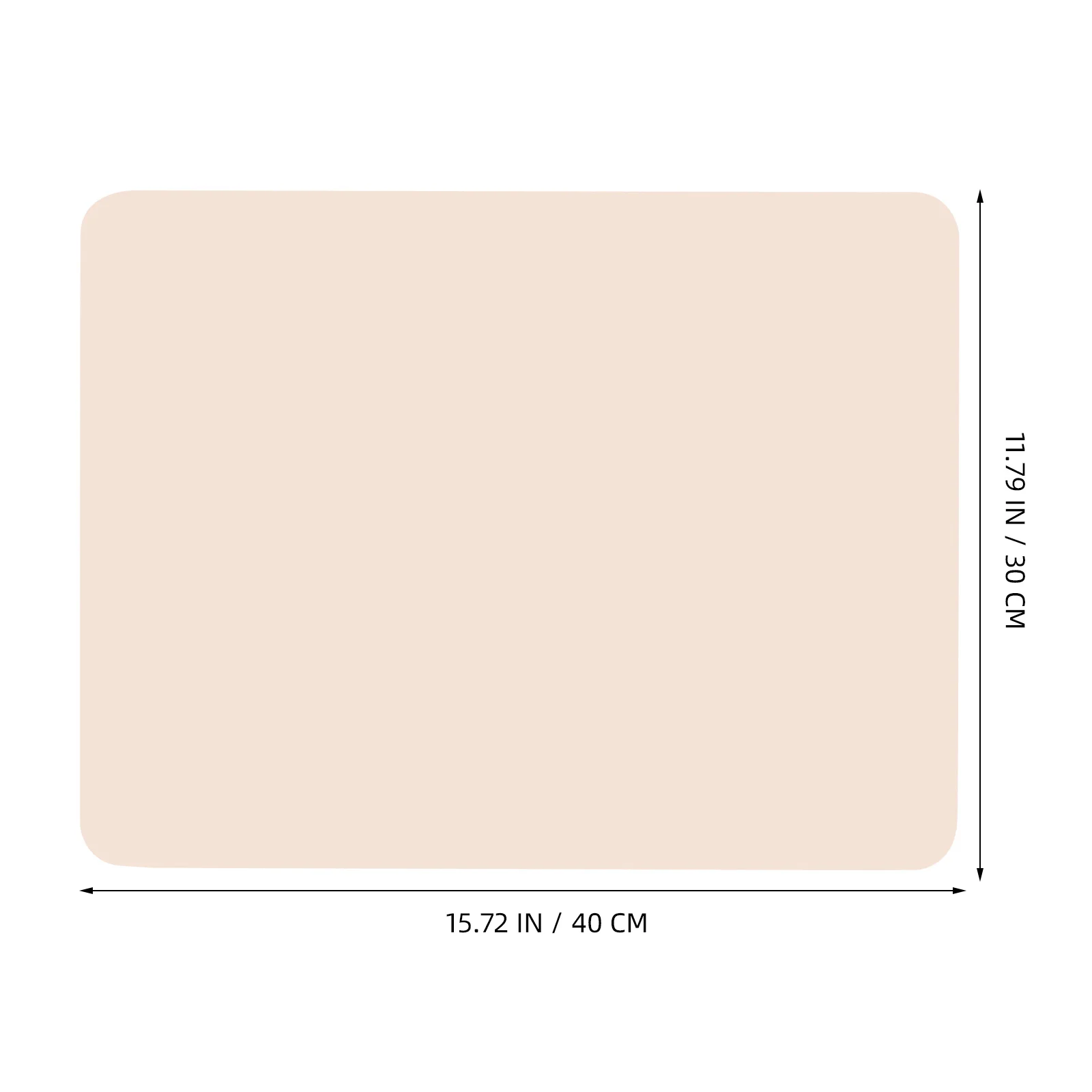 

1Pcs Natural Color Good Texture Silicone Table Mat Heat Insulation Protective Mat Efficient Practical Home Accessory