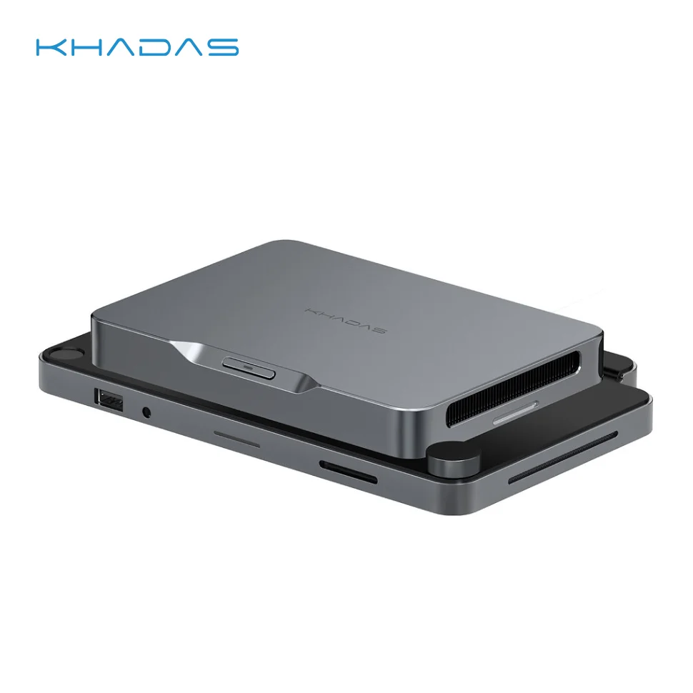 Khadas Mind 2 Mini PC e Khadas Dock e Khadas16GB Estação de trabalho portátil familiar eGPU externa com suporte para Thunderbolt 4 e USB4 (40 Gbps)