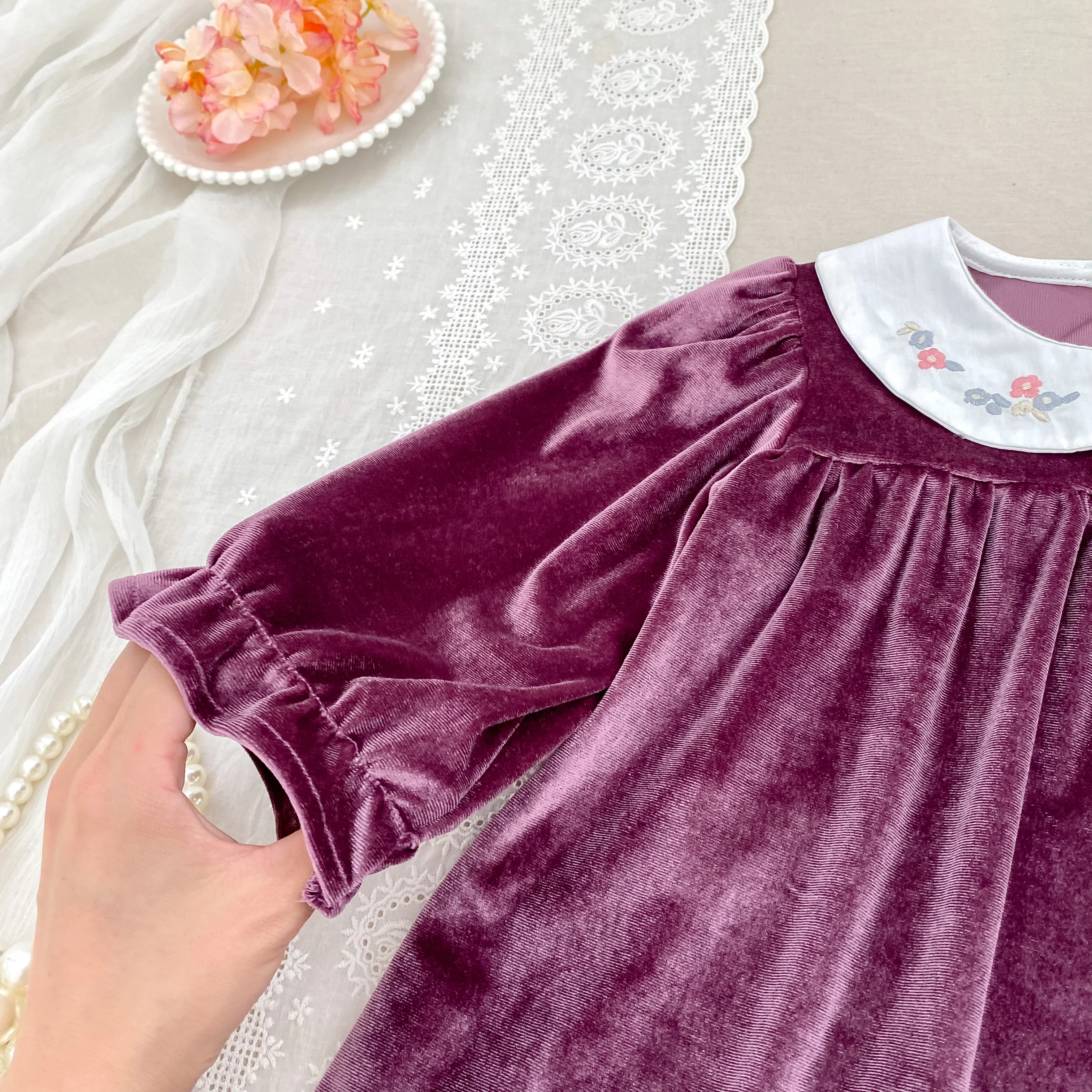 Herbst Baby Mädchen Kleidung Stickerei Weihnachten Party Kleid Kostüm 1-6Yrs Kleinkind Mädchen Geburtstag Kinder Kleidung Weihnachten Kleider – Detail 17