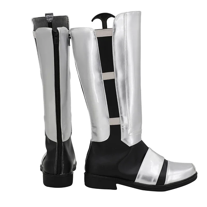 WAT RealCos Cosplay Schoenen Ster Darth Revan Wars Zilveren Laarzen Kostuum Halloween Party Outfit Voor Vrouwen