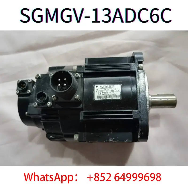 

second-hand 1.3kw brake servo motor SGMGV-13ADC6C tested ok