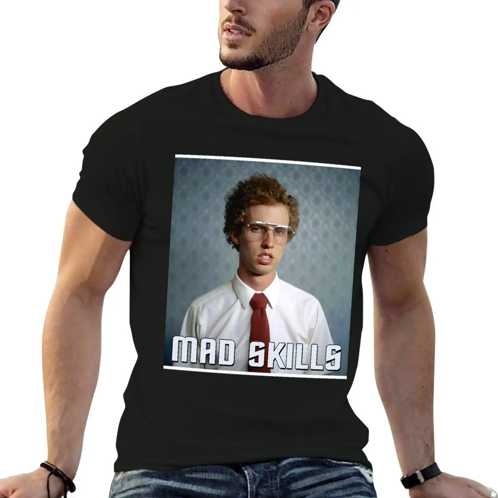 Napoleon Dynamite - Mad Skills T-Shirt tops heavyweights fruit of the loom mens t shirts