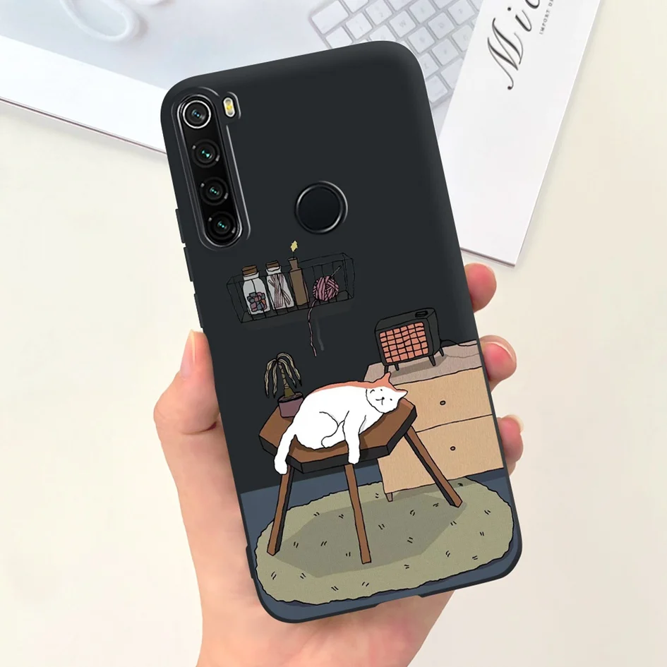 For Phone Cover Xiaomi Redmi Note 8 8T Case Popular Flower Slim Soft Silicone Coque For Xiaomi Redmi Note 8 Pro Note8 8 T Fundas