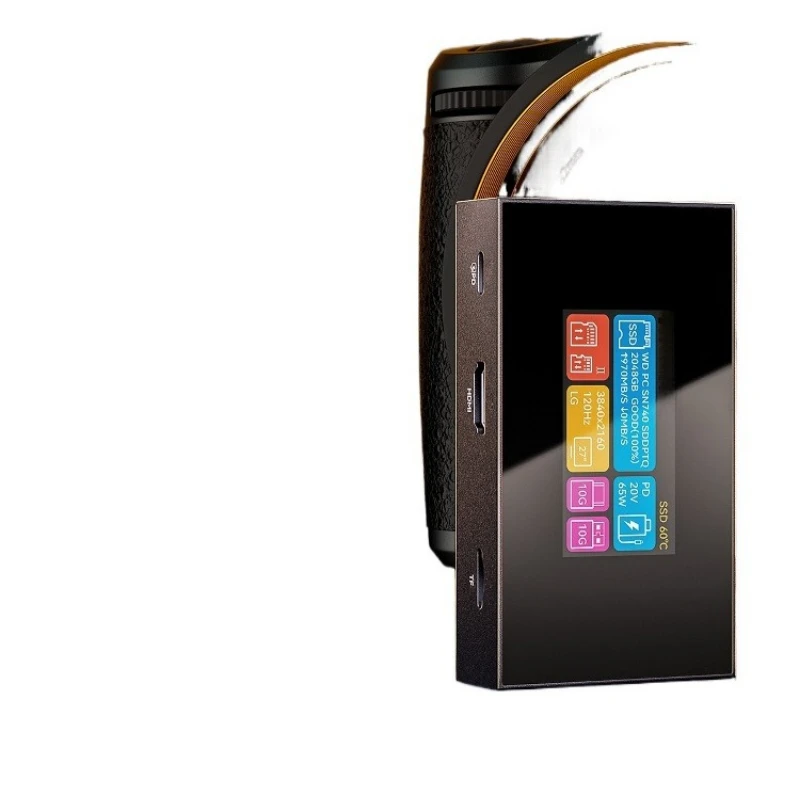 

SSD box docking station, card reader, mobile external desktop storage HDMI docking station typec