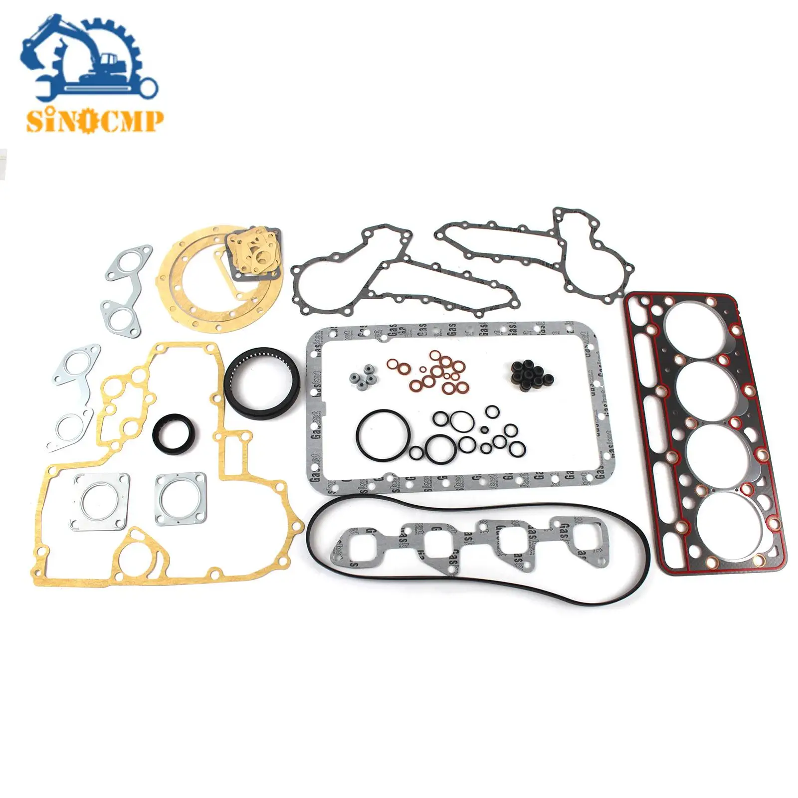

1 Full Set of Engine Gasket Kit for Kubota V2203-M-DI V2203-M-DI-E2B Engine Bobcat S130 S150 S160 S175 Excavator