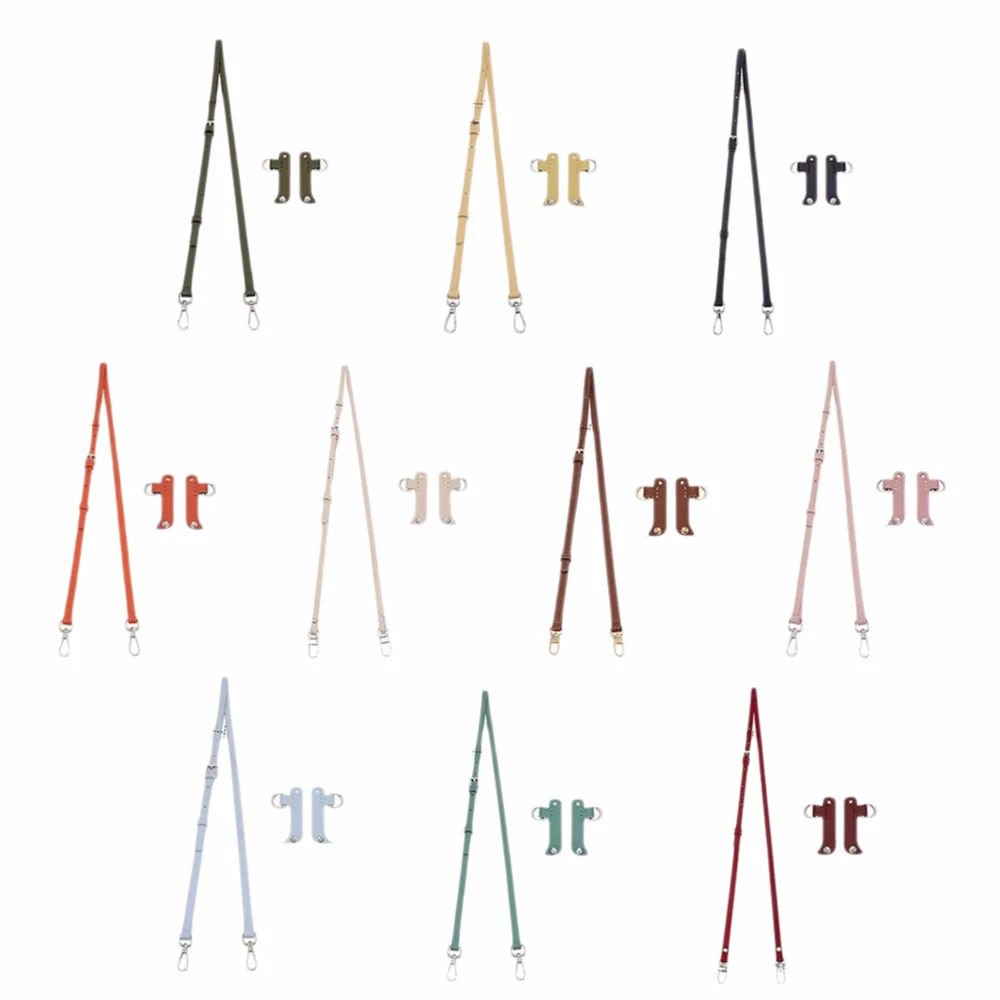 レザー レザー交換用ストラップ モカカラー ミニサイズ クロスボディバッグストラップ 1セット 変身デザイン ショルダーストラップ