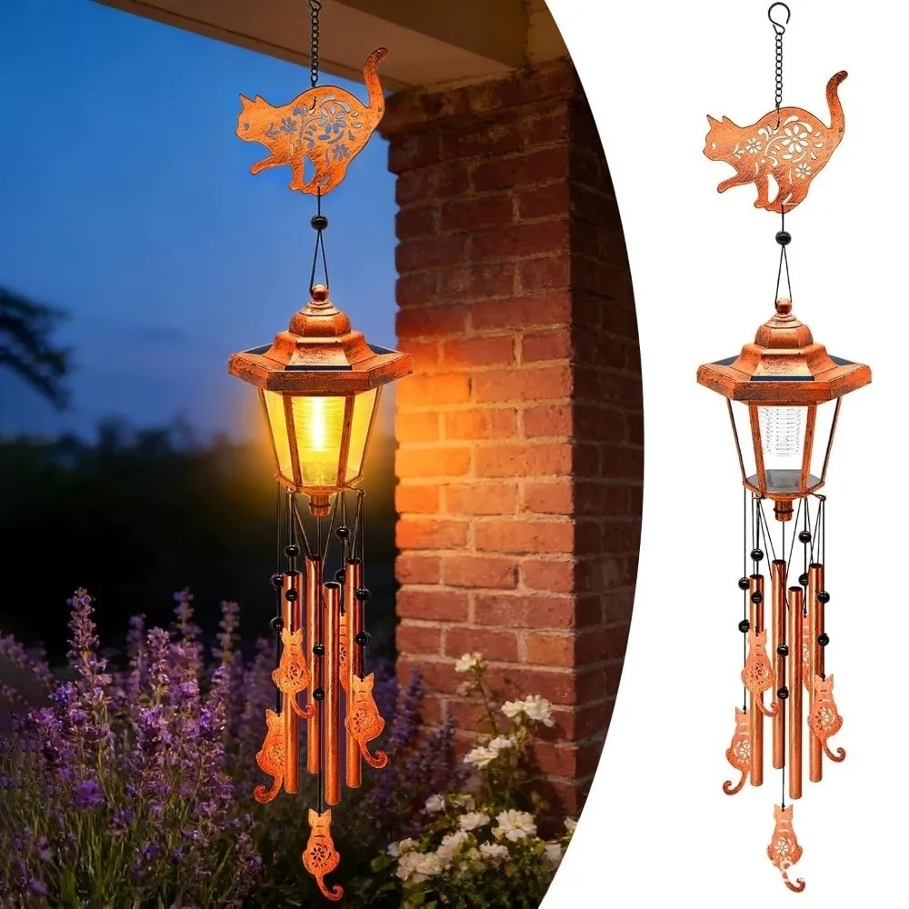 Elegant Metal Wind Chime Durable Premium Metal Hummingbird Wind Chime Soft Ringing Sound Painted Ornament Garden Wind Chime