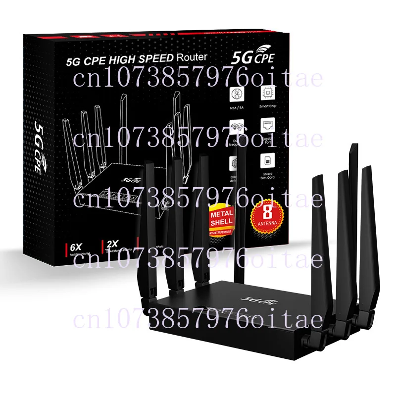 5G Router Gigabit CPE Plug SIM Card Central Asian Version Gigabit Wifi6 Wireless Dual-Frequency 2.4G+5.8G NR100