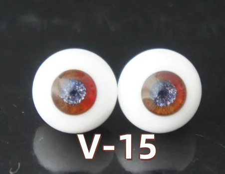V Series New Arrival BJD Glass Eyes Size 6MM 8MM 10MM 12MM 14MM 16MM 18MM 20CM Hand Made Doll Eyeballs Round Eyes With Handle