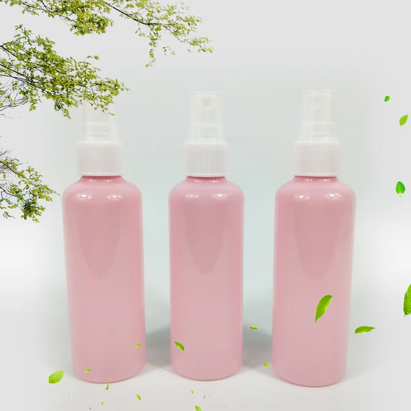 50Pcs/set 10/20/30/50/60/100ML Pink Plastic Spray Bottle Sprayer bottles Atomizer Empty Perfume Travel Liquid Cosmetic Container