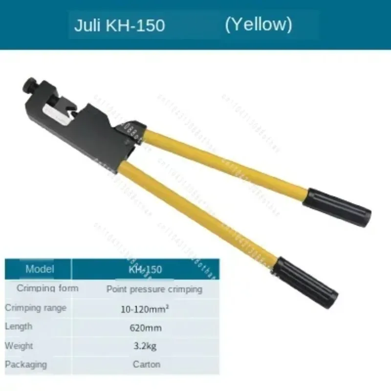 Mechanical Cold Press Tool for Copper Aluminum Terminal 10-240mm² KH-150 230 Manual Point Crimping Pliers