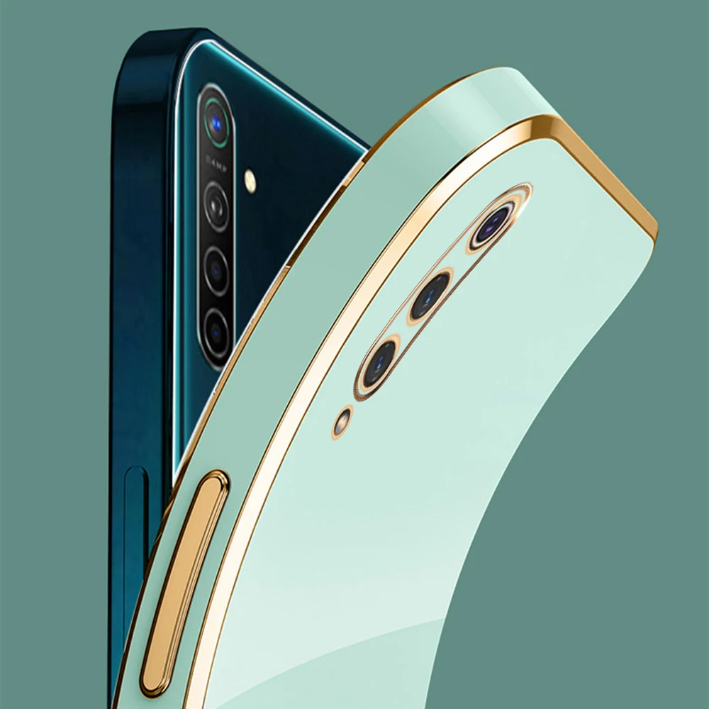 For Xiaomi Mi 9 Case Luxury Square Plating Xiaomi 9 Pro Phone Case Mi 9 Pro mi9 Pro ShockProof Soft Silicone Back Cover  Fundas
