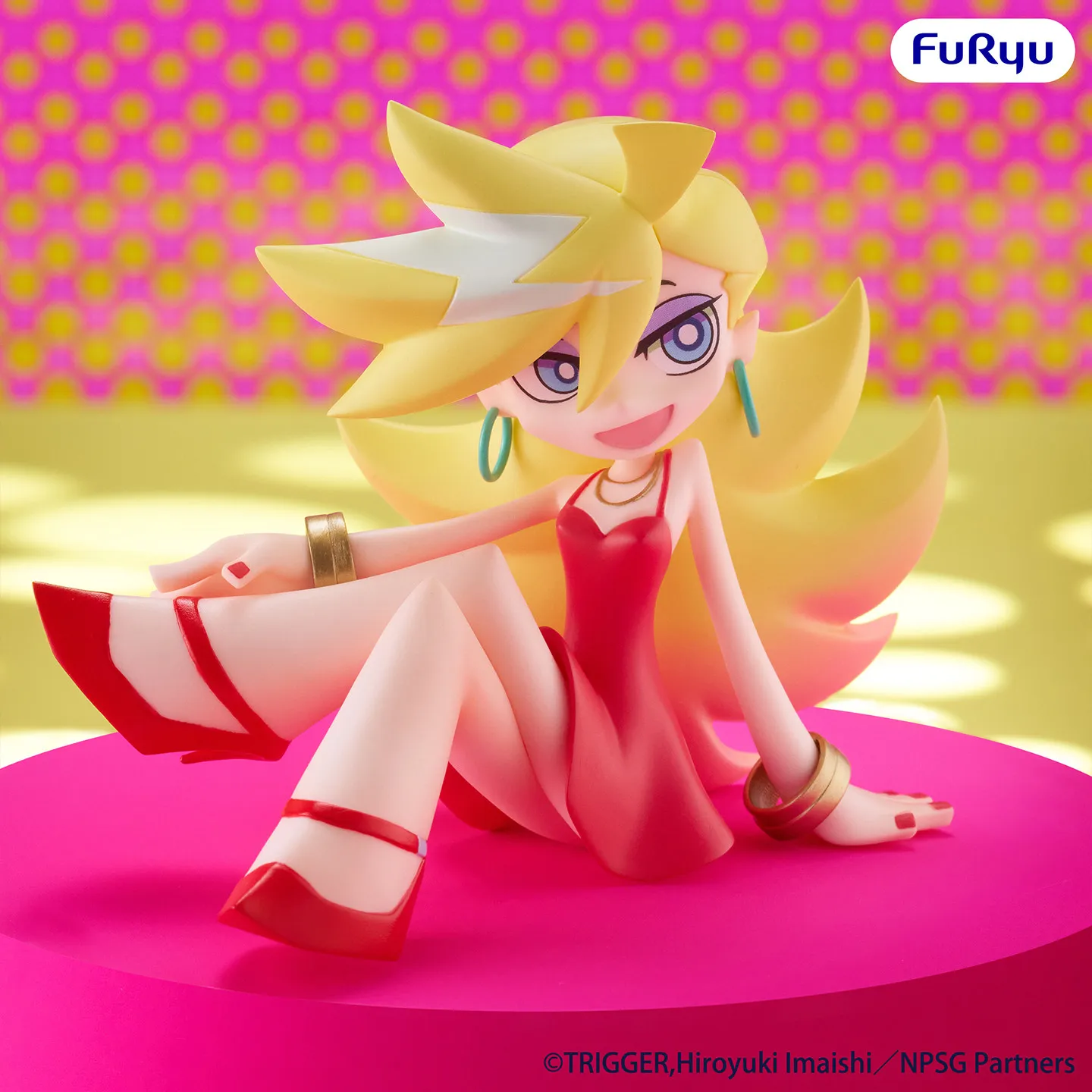 オリジナルフリュー新パンティ-ストッキング-with-ガーターベルトアニメパンティヌードルストッパーフィギュアアクションフィギュアおもちゃ-pvc-モデル