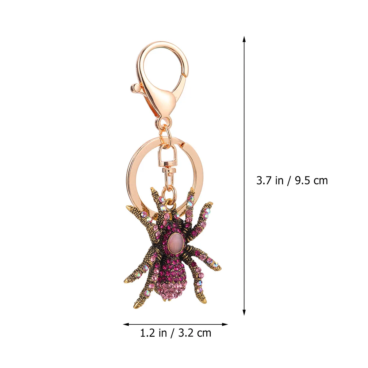 

Little Spider Hanging Decoration Key Pendant Animal Keychains Ornament Bag Bags