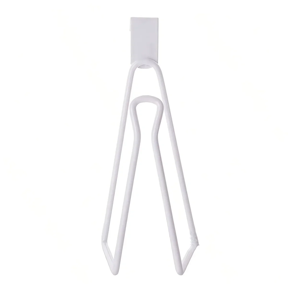 حامل ورق المرحاض - شماعة مناديل الحمام سهلة التركيب على الحائط مع لمسة نهائية مطلية لتوفير المساحة بدون مثقاب #2