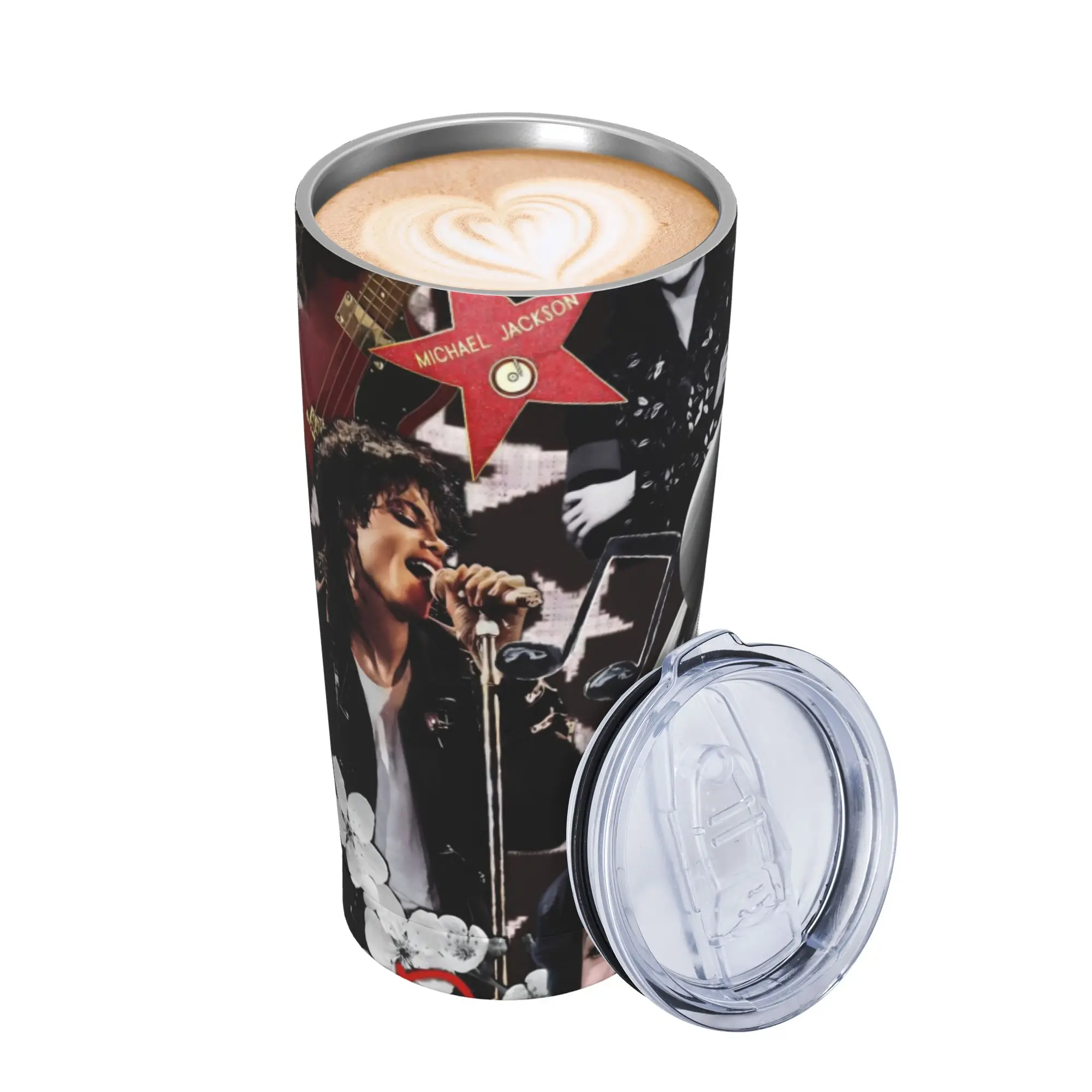 Singer Michael Jacksons MJ Tour 2026 Tumbler Vacuum Insulated  Coffee Cups Vacuum Flask School Mugs Water Bottle 20oz