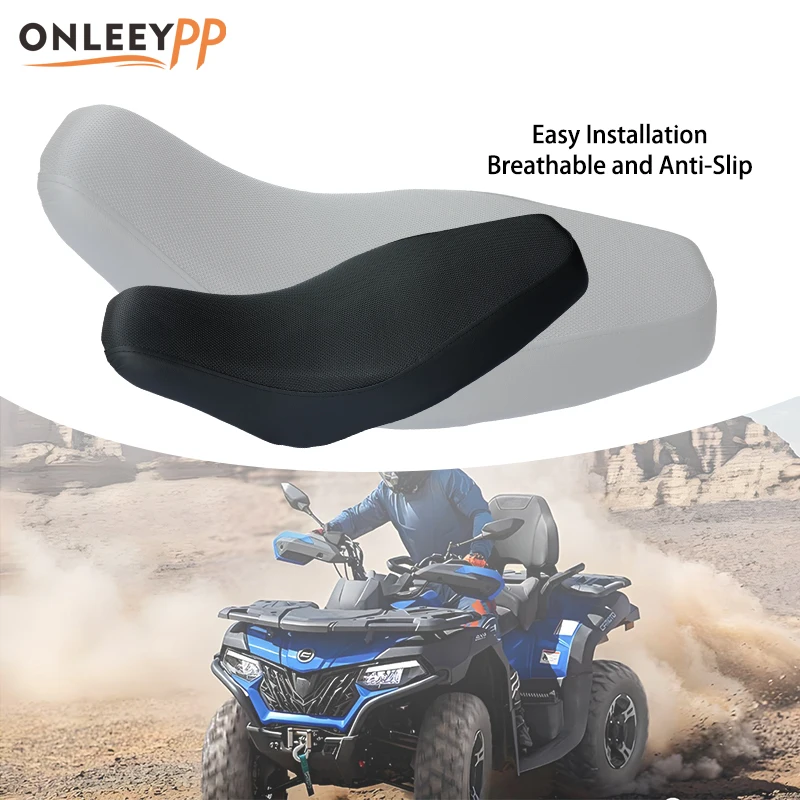 ONLEEYPP Motorcycle Parts Foam Quad Seat Cushion Cover For Kids Mini Polaris ATV Quad Seats Peace Off Road 110cc Pit Dirt Bike