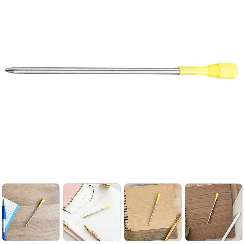 

50pcs Ballpoint Pen Refills Replacement Ink Pen Refills 1.0mm Medium Point Metal Writing Pen Refills for Retractable Ballpoint P