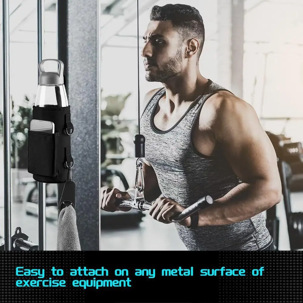 2026 Magnetic Water Bottle Pouch Gym-Specific Sports Cup Holder with Strong Magnet for Outdoor Fitness And Active Lifestyle image 5