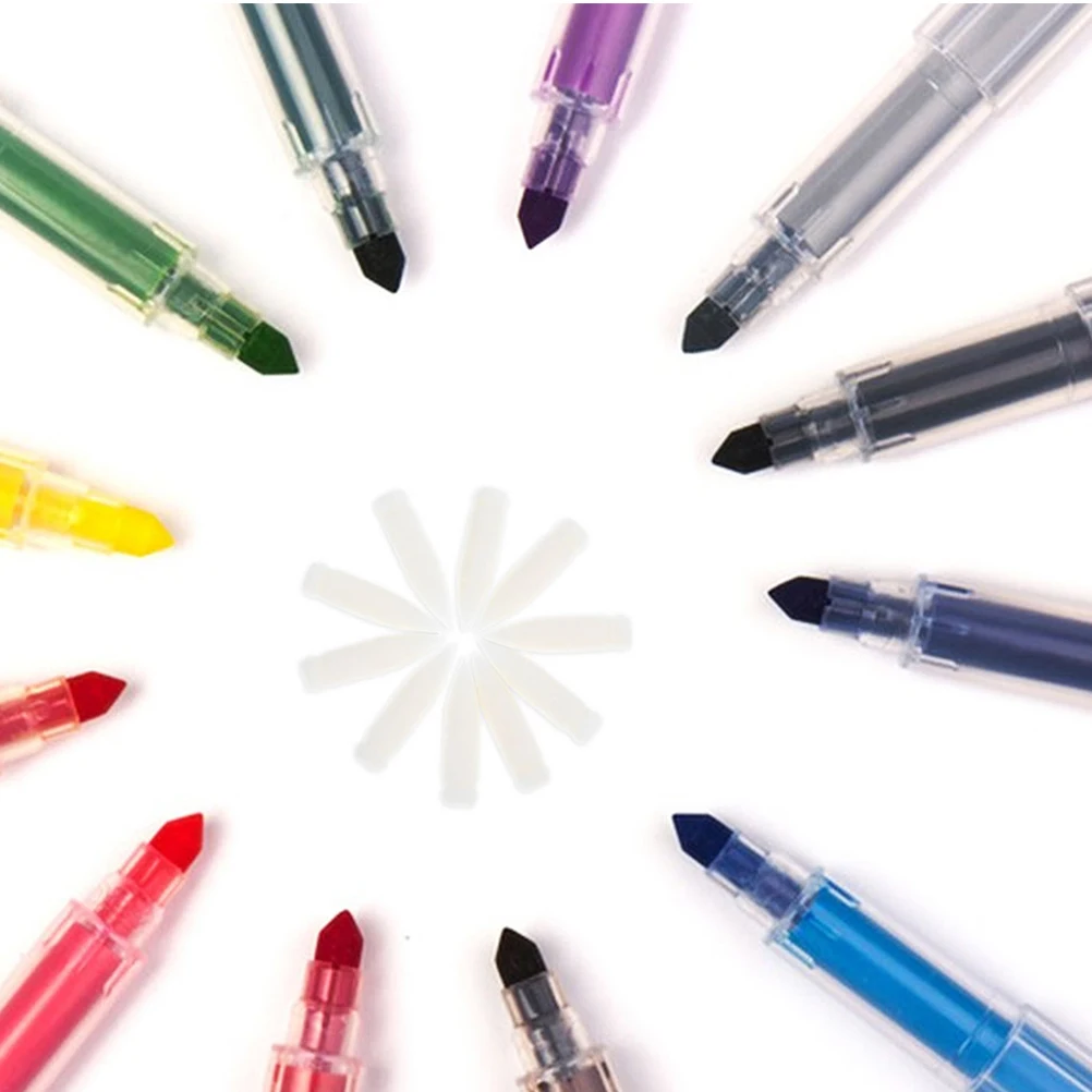 

100Pcs Acrylic Marker Replacement Nibs Soft Nylon Tips Ideal for Classroom Art Projects Marker Pen Calligraphy Tips