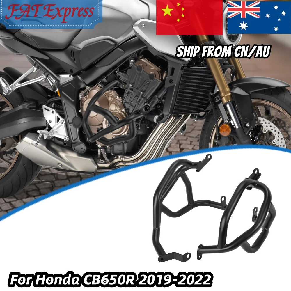 

Engine Guard Crash Bar Bumper Frame Falling Protection For Honda CB650R CB 650R 2019 2020 2021 2022 Motorcycle Accessories