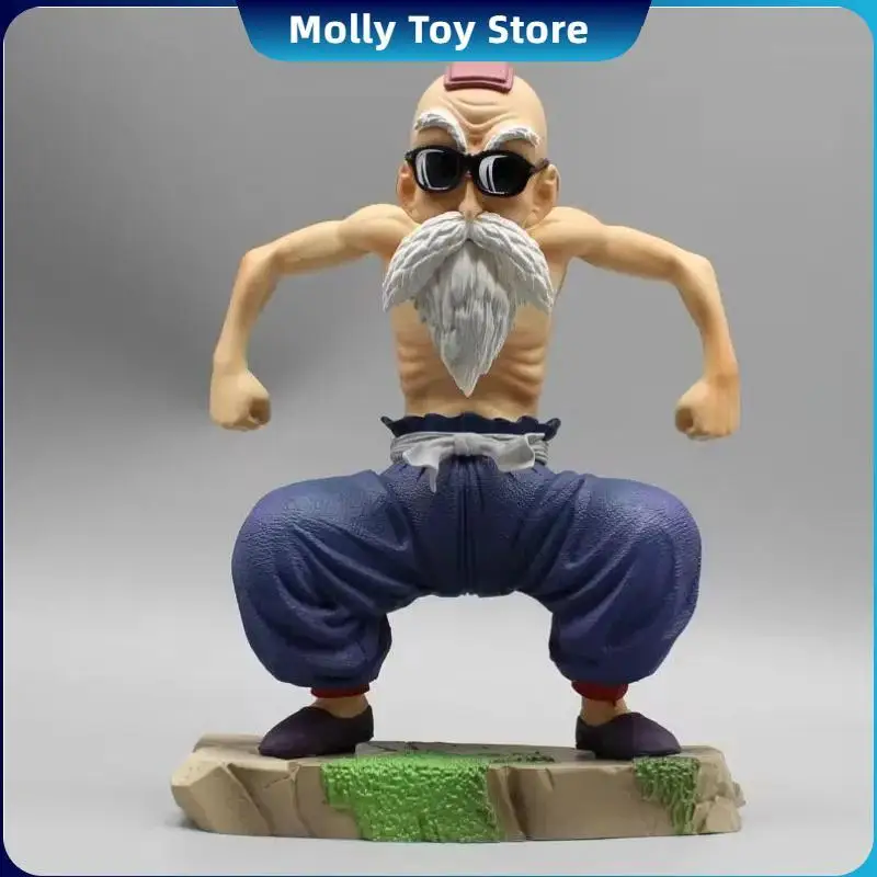 Dragon Ball Gk Anime Figure Skinny Master Roshi Muscle Strengthening Teacher Figurine Model Ornaments Peripheral Doll Gifts