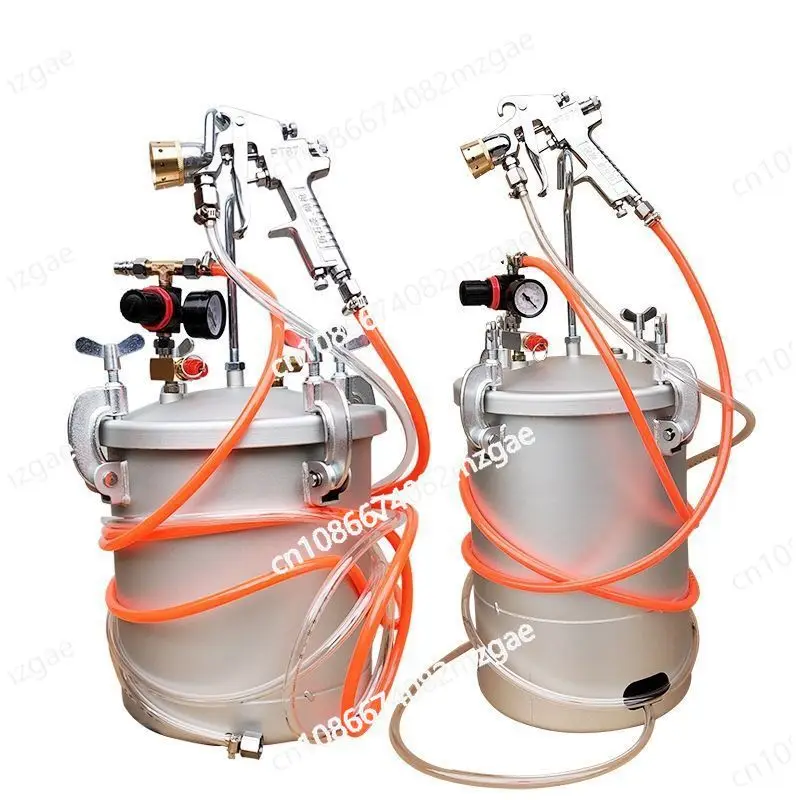 2-Liter Pressure Tank Spray System for Water-Based Colorful Paint - Electric Spray Gun for Marble Effect & Latex Paint