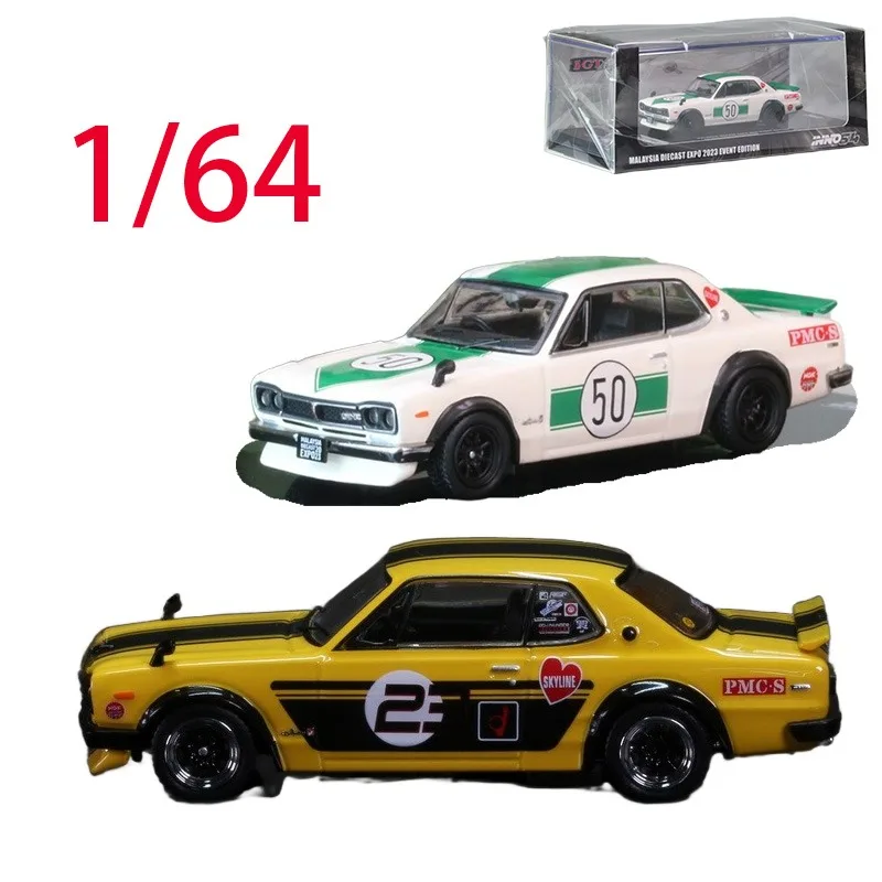 

INNO Diecast 1/64 Scale Nissan Alloy Car Model Nissan Skyline 2000 GTR KPGC10 Play Vehicles Toys for Boys Original Box