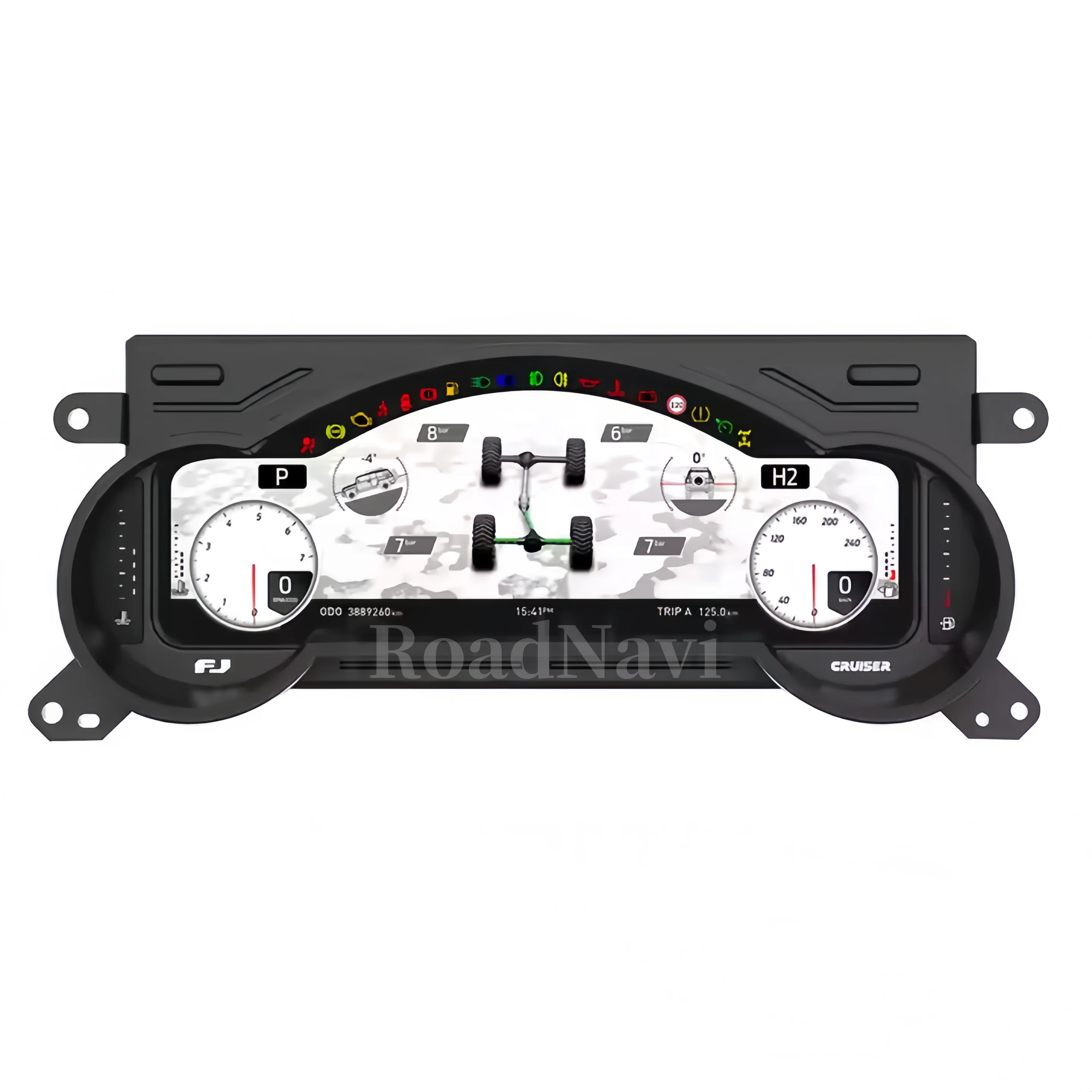 Car Auto Speedometer For Toyota FJ Cruiser 2007-2022 LCD Digital Cluster Car Upgrade Dashboard Instrument