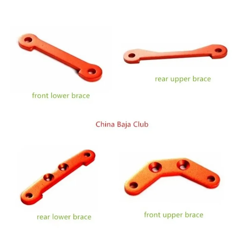 Rovan Front & Rear Upper & Lower Brace for 1/5 HPI BAJA 5B 5T 5SC