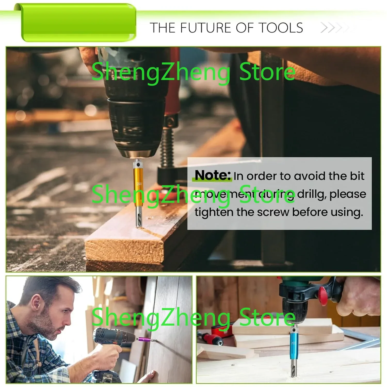 10 قطعة مجموعة لقمة مثقاب 1/4 "عرافة عرقوب Vix بت ، 5/64" إلى 1/4" مركز مثقاب مجموعة مخصصة ملونة المفصلي مجموعة لقمة مثقاب #4