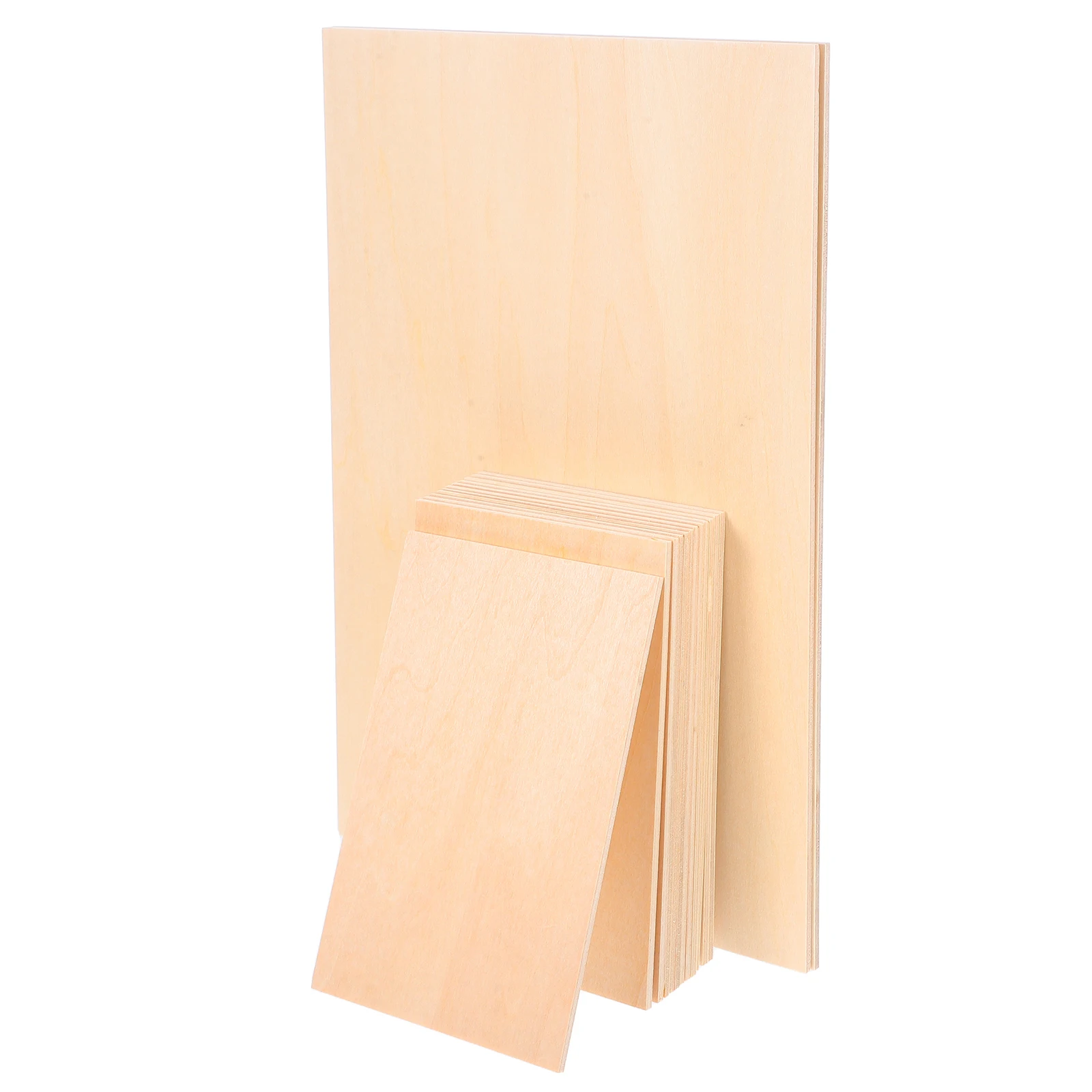 

14pcs Multi-Layer Basswood Plywood Sheets Durable Unfinished Wood Boards For Making Crafts Woodworking Bendable Laminated