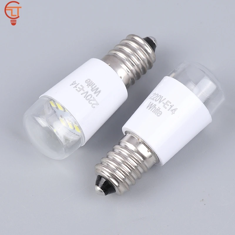 1pc Universal Household Sewing Machine Light LED Bulb E14 110-220V 1W Illuminate Lamp DIY Threaded /Plug-in Craft Light Bulb