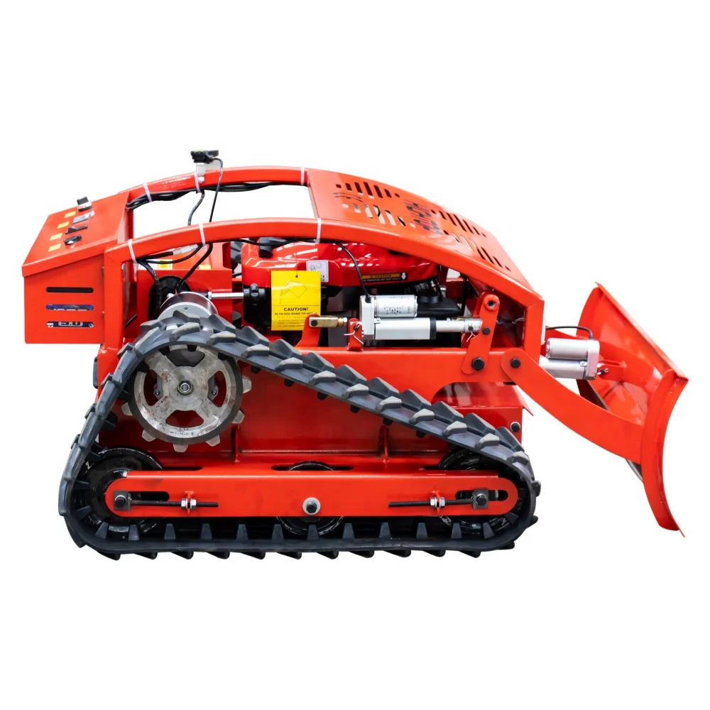 Garden Mower Mowers diesel Lawn Rotary Tracked All Terrain Remote Control Weed Mowing Machine